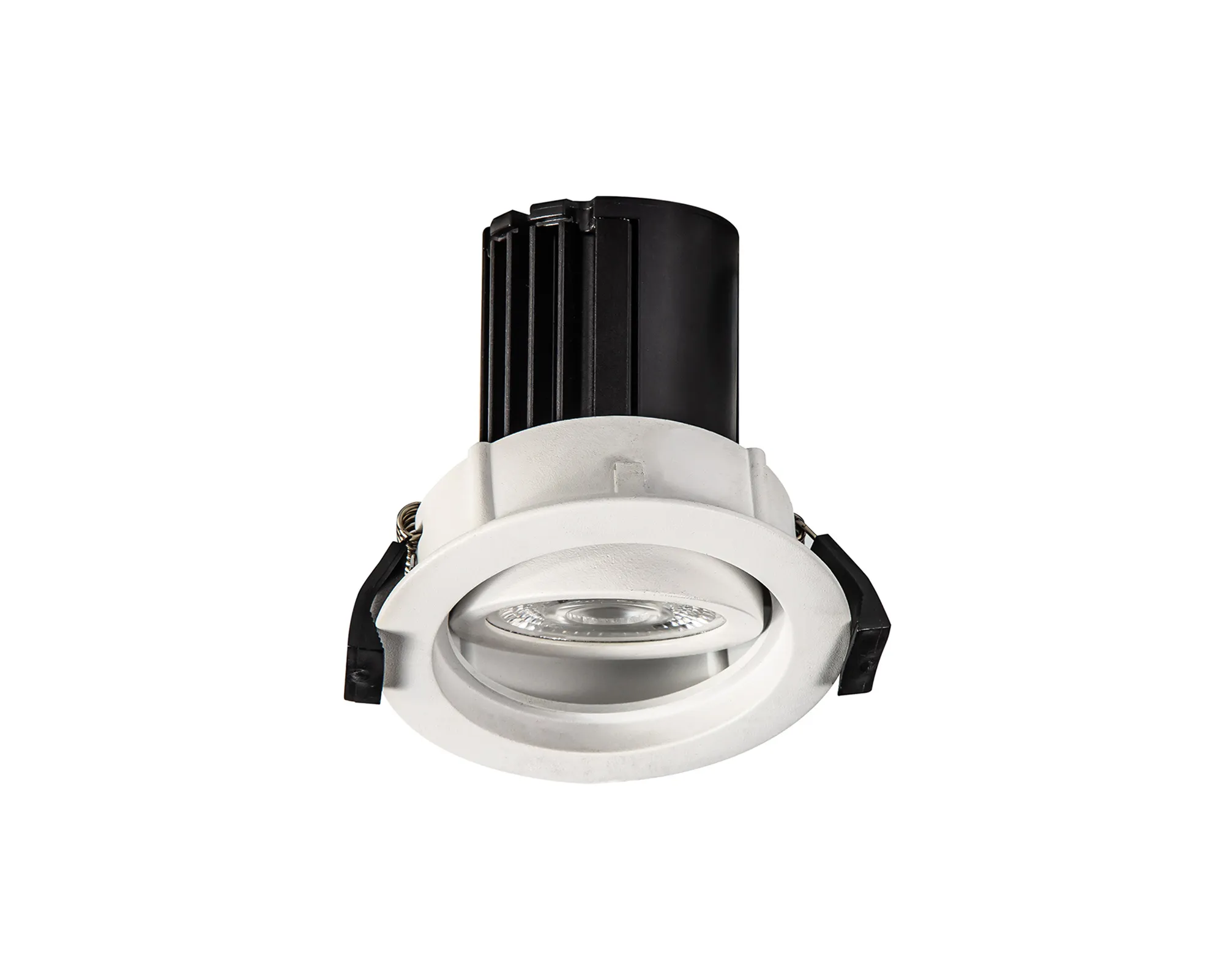 DM201241  Beppe A 10 Tridonic Powered 10W 2700K 750lm 24° CRI>90 LED Engine White Stepped Adjustable Recessed Spotlight, IP20